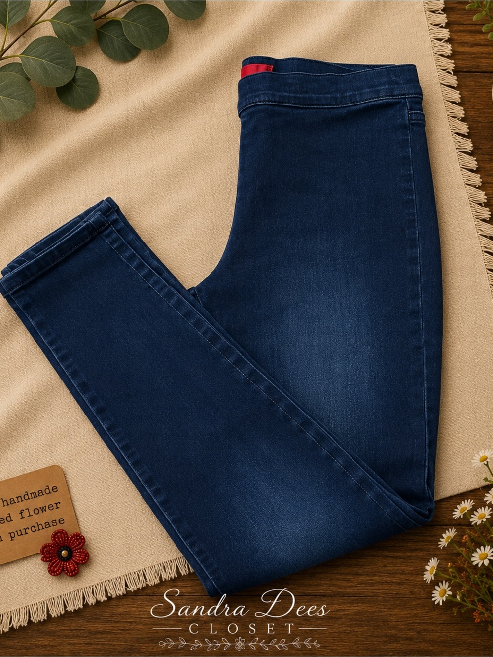Jennifer Lopez Dark Navy Skinny Jeggings